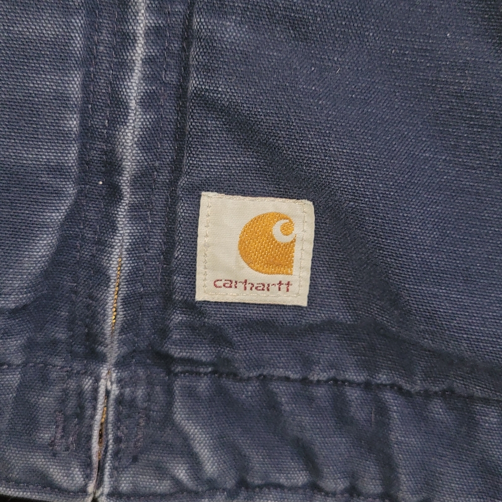 Mens Carhart Detroit Work Jacket In Navy - Picture 4 of 11